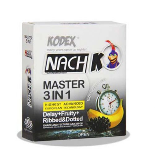 کاندوم 3 عددی مارک ناچ کدکس مدل مستر 3 در 1