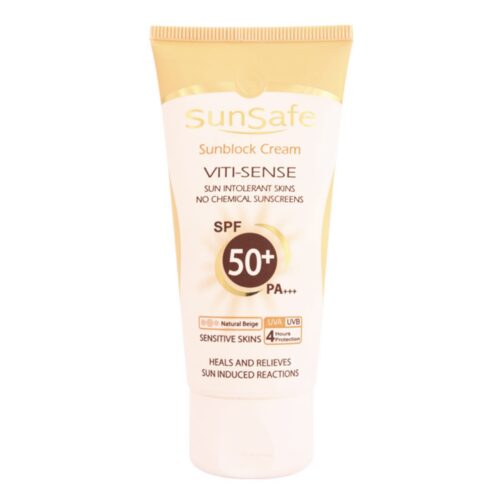 تصویر كرم ضد آفتاب +SPF 50 فیزیکال پوست حساس سان سیف