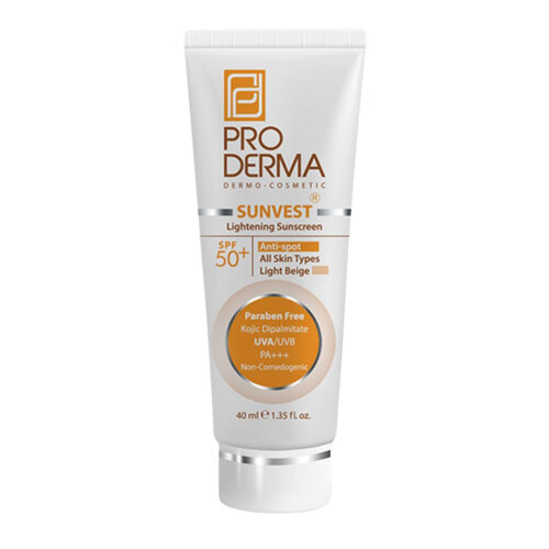 تصویر ضد آفتاب ضد لک پرودرما SPF50