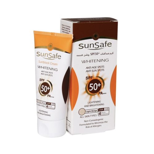 تصویر کرم ضد آفتاب ضد لک رنگی سان سیف SPF50